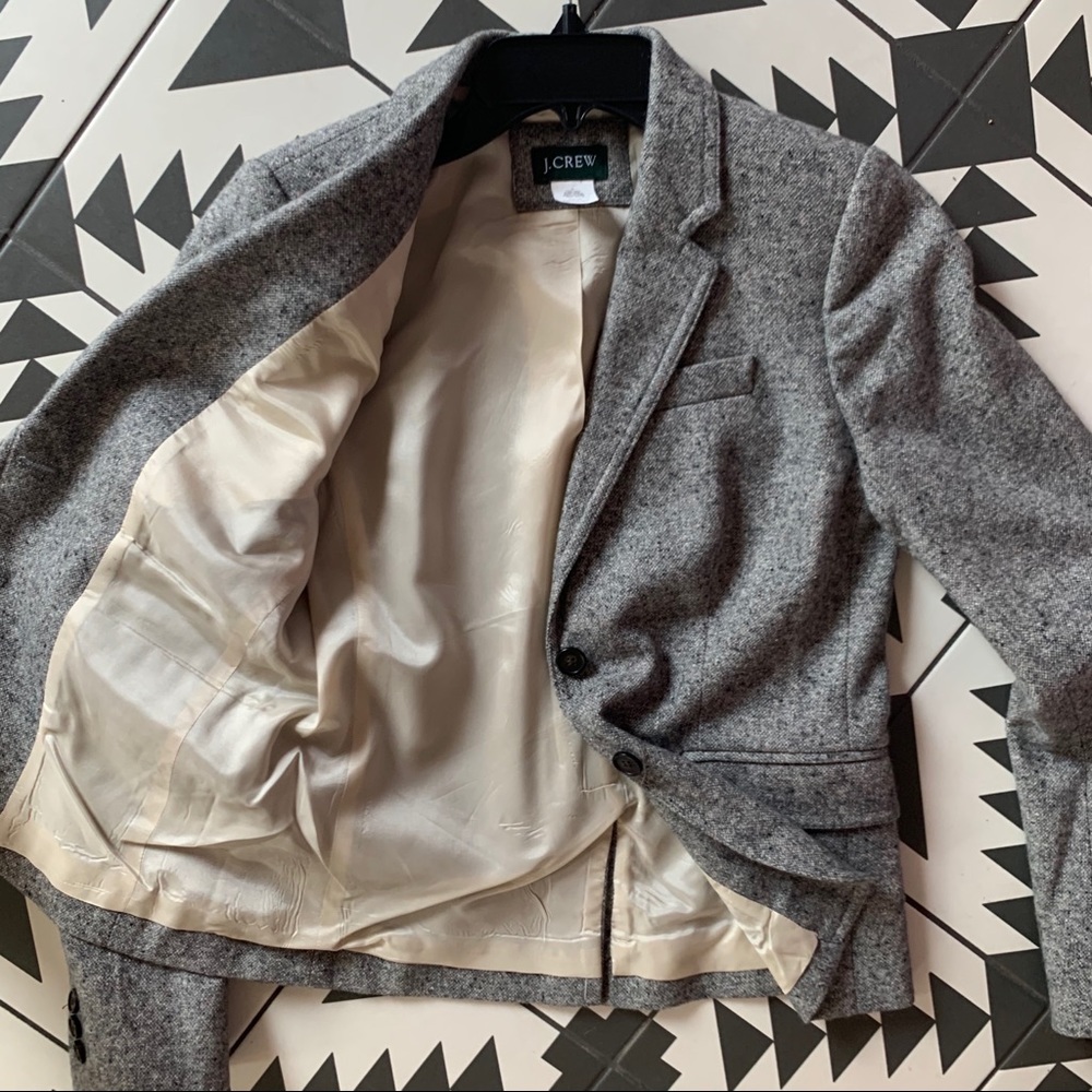 J crew wool tweed blazer 2. NWOT